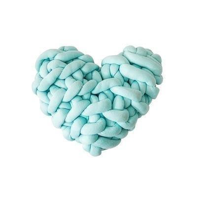 Valentine Heart Chunky Twist Throw Pillow Cushion