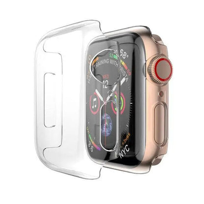 Snap-On Hard Shell Guard with Built-In Glass Shield for 40mm & 44mm Series 6 Apple Watch – Full-Body Shock Defense Case