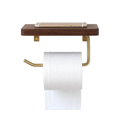 Versatile Wooden Toilet Roll Organizer