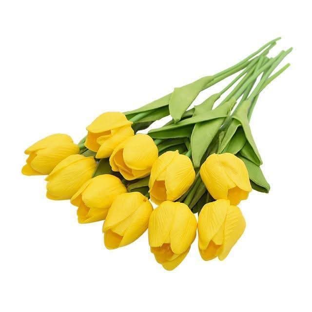 TULIPLUME – Faux Floral Arrangement for Graceful Table Décor