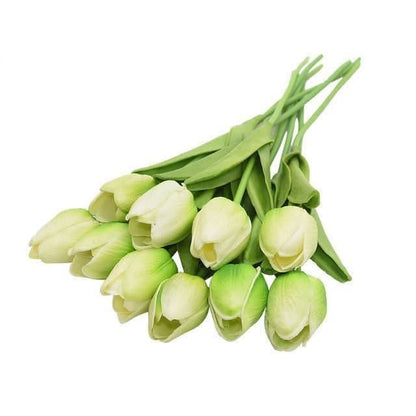 TULIPLUME – Faux Floral Arrangement for Graceful Table Décor