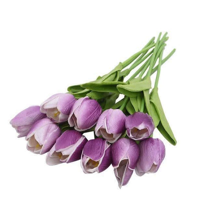 TULIPLUME – Faux Floral Arrangement for Graceful Table Décor
