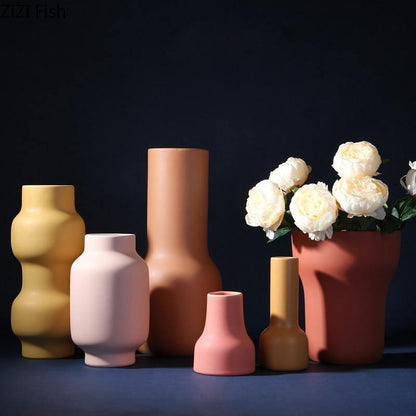 Franz Palette Clay Blossom Vase