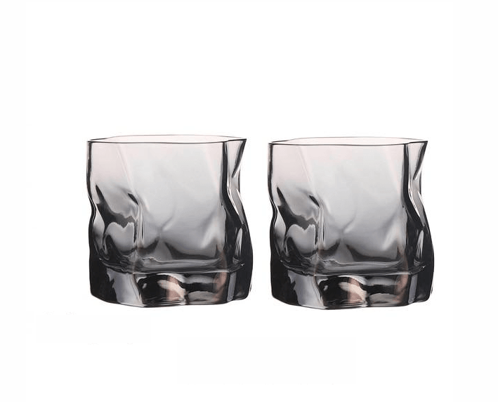 Transform Texture Whiskey Glass Duo