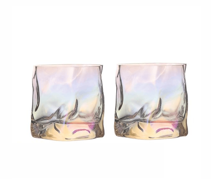 Transform Texture Whiskey Glass Duo