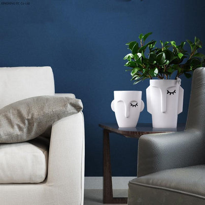 Rivera Contemporary Face Vase