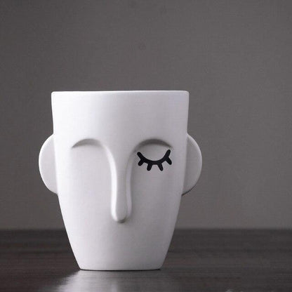 Rivera Contemporary Face Vase