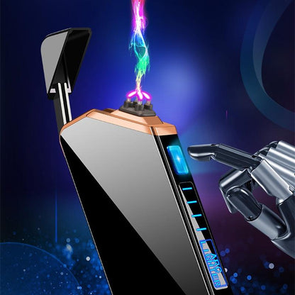 Rechargeable Plasma Arc Lighter – USB Windproof Flameless Electric Igniter for Candles & Cigarettes