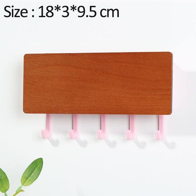 Wooden Key Hanger Wall Rack