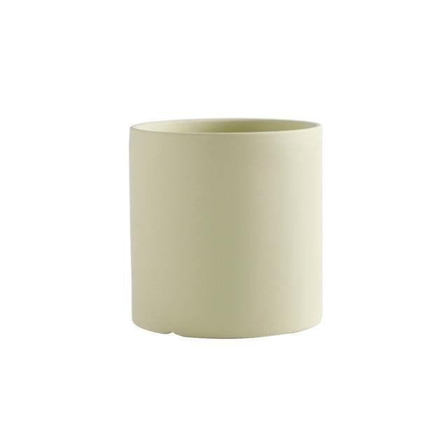 Vibrant Traditional Circular Ceramic Pot Planter