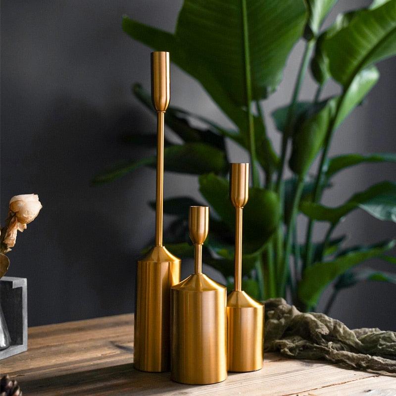 Gold Candle Stands