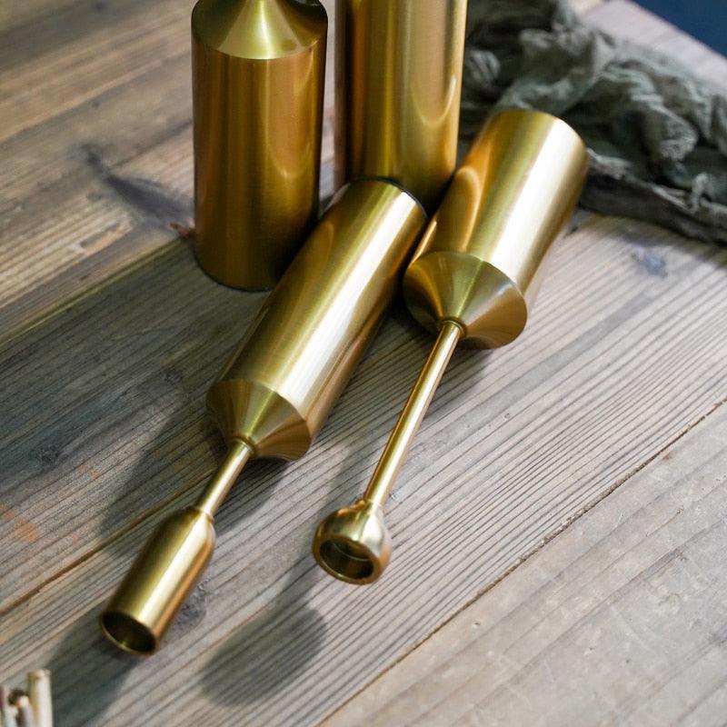 Gold Candle Stands