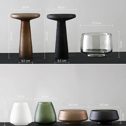 Eduardo - Frosted Glass Vessel