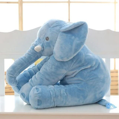 Stuffed Elephant Cuddle Buddy 15.7 Inch Nursery Pillow Kids Bedroom Decor Squishy Animal Companion for Toddlers Babies Crib Nap Time Soft Hu