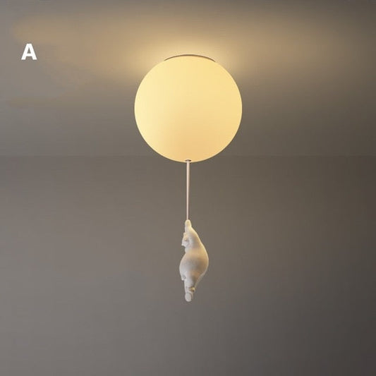 Fun Bear Shaped Ceiling Lamp - Ortekor