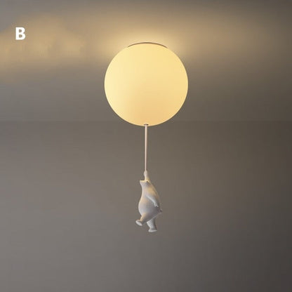 Fun Bear Shaped Ceiling Lamp