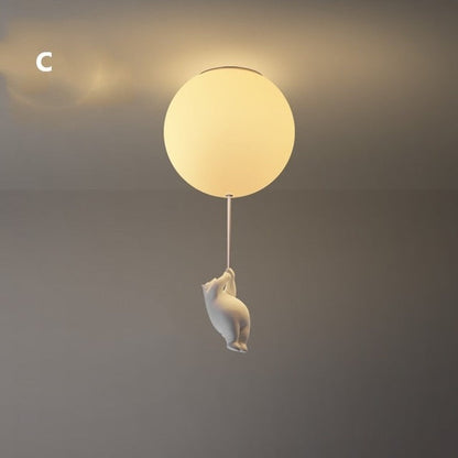 Fun Bear Shaped Ceiling Lamp