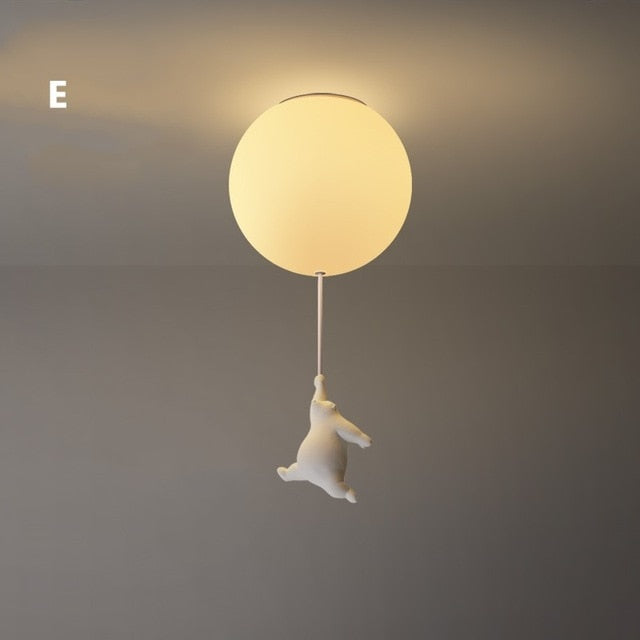 Fun Bear Shaped Ceiling Lamp