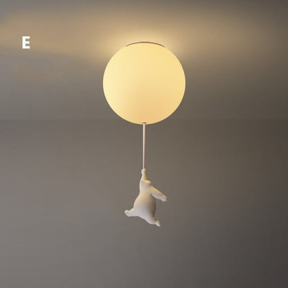 Fun Bear Shaped Ceiling Lamp