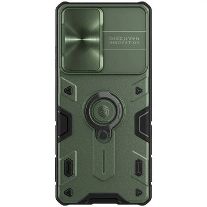 Aluminum Ring Stand Phone Case with Camera Guard for Samsung Galaxy S21, S21 Plus & S21 Ultra – Built-In Kickstand & Shockproof Frame