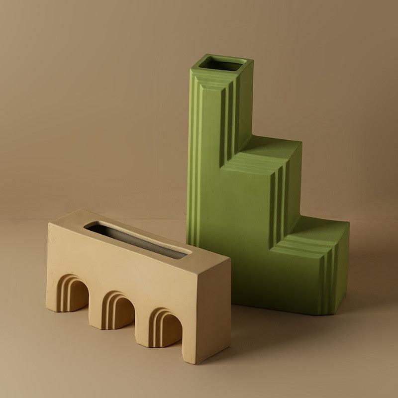 Dune Ceramic Accent Vase