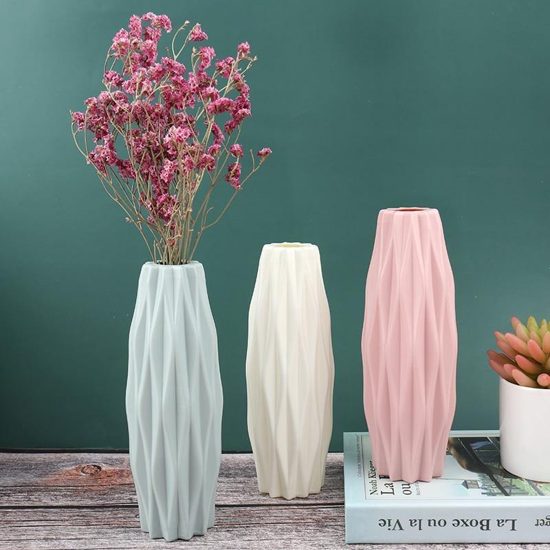 Angular Slim Floral Vase