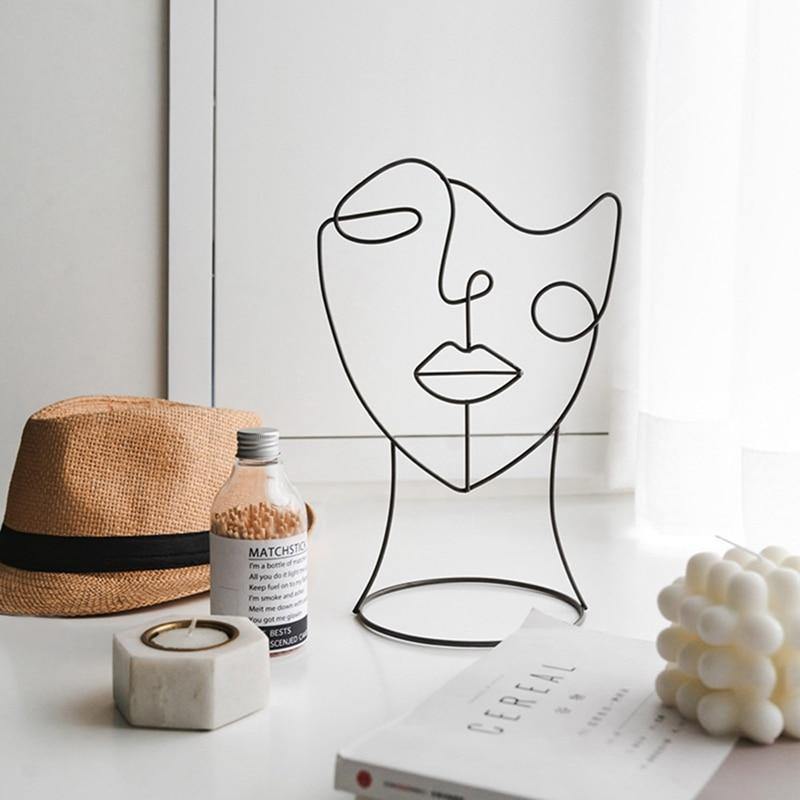 Frida Abstract Silhouette Sculpture
