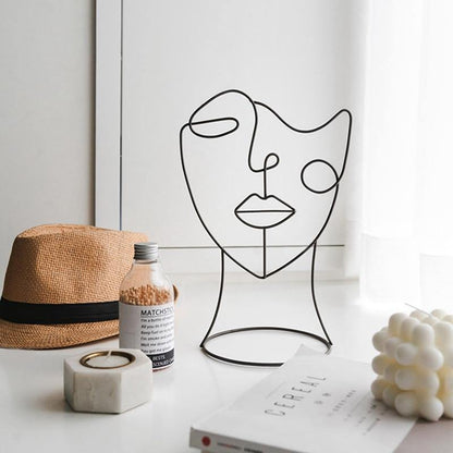 Frida Abstract Silhouette Sculpture