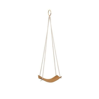 Plant Hanger made with Vegan Leather and Rope