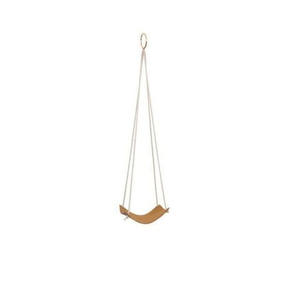 Plant Hanger made with Vegan Leather and Rope