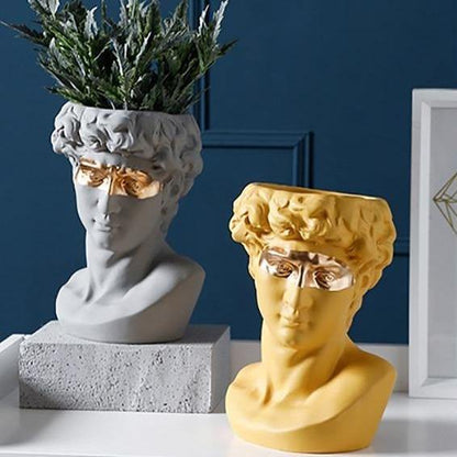 Majestic David - Ceramic Planter Sculpture