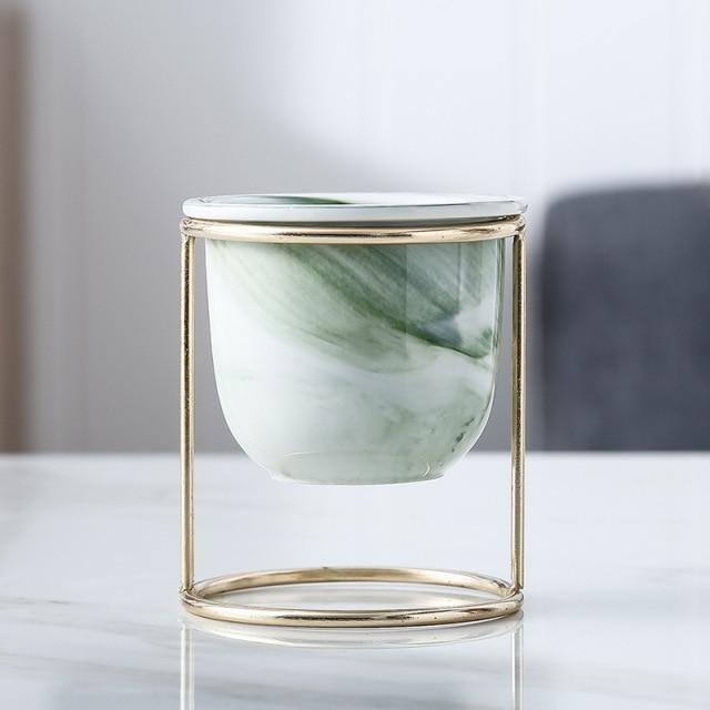 Regal Marble Ceramic Planter
