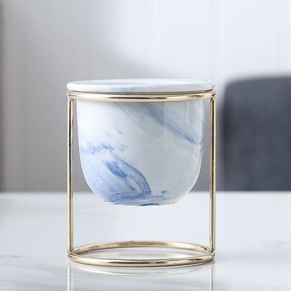 Regal Marble Ceramic Planter