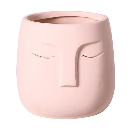 Restful Gaze Abstract Face Planter