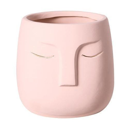 Restful Gaze Abstract Face Planter