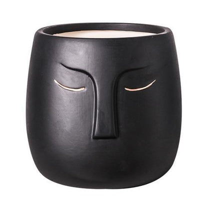 Restful Gaze Abstract Face Planter