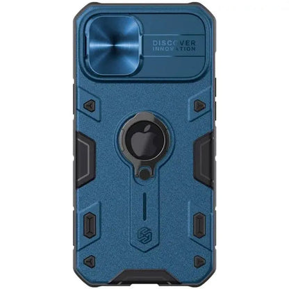 Aluminum Phone Case with Ring Stand for iPhone 13 Series – Camera Guard & Kickstand