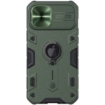 Aluminum Phone Case with Ring Stand for iPhone 13 Series – Camera Guard & Kickstand