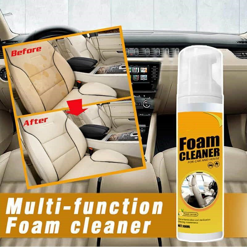 All-Surface Foam Spray Cleaner for Home, Car, and Upholstery – Removes Grease, Stains, and Grime Instantly