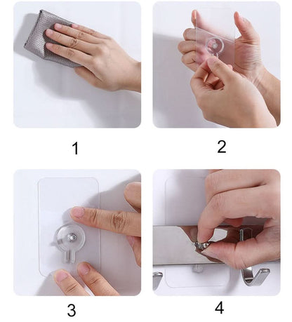 HOLDNEX – Transparent Wall Hooks for Strong Everyday Support