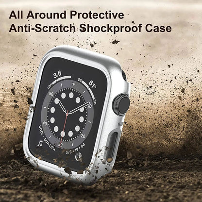 Protective Cover + Screen Shield for Apple Watch Series 7 – 41mm & 45mm Polycarbonate Case