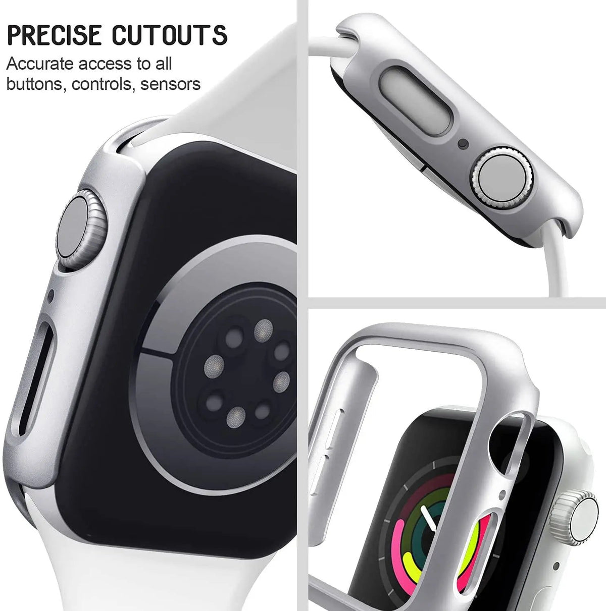 Protective Cover + Screen Shield for Apple Watch Series 7 – 41mm & 45mm Polycarbonate Case