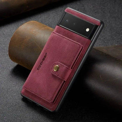 Folio-Style Phone Cover with Card Slots for Google Pixel 6 and Pixel 6 Pro – Premium Finish Flip Case