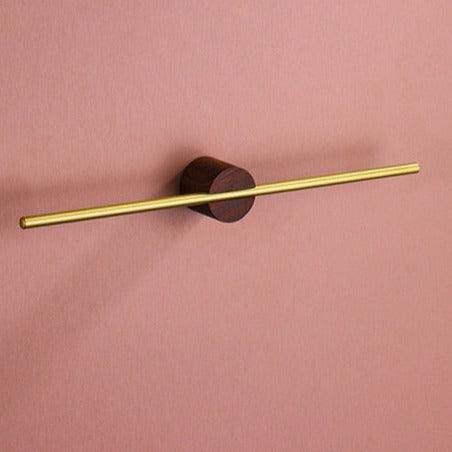 Adjustable Towel Bar Rack with Brushed Aluminum Finish for Modern Bathrooms | Wall-Mounted Storage Organizer