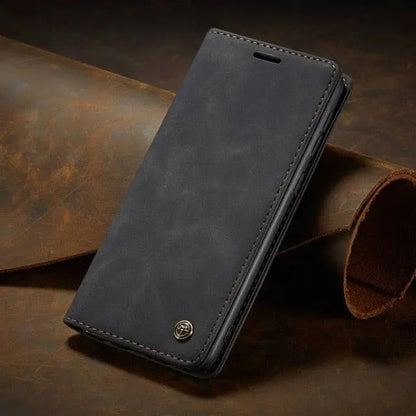 Leather Folio Phone Case with Card Slots – Samsung Galaxy S22, S22 Plus & S22 Ultra