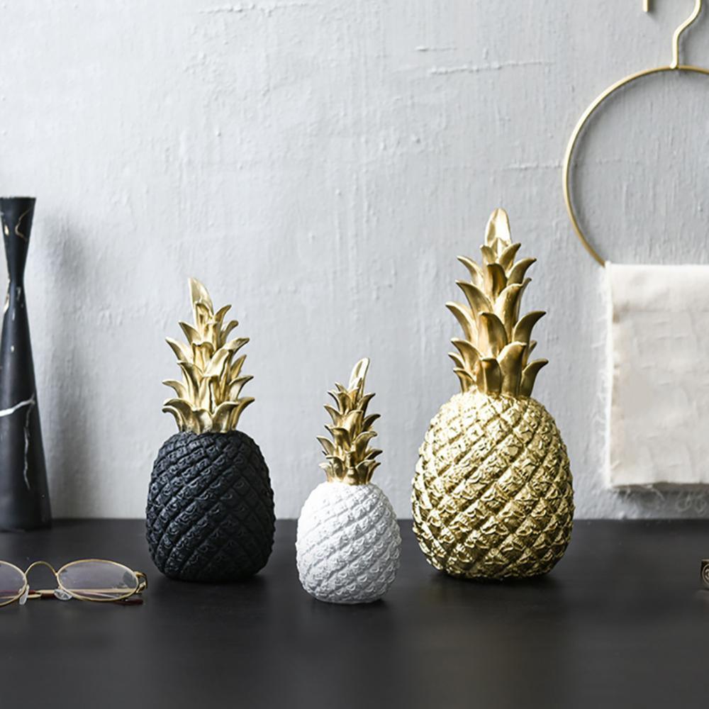 Shiny Pineapple Accent Decoration