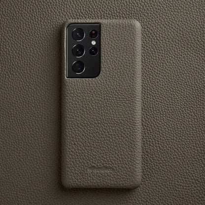 Leather Wallet Phone Case for Samsung Galaxy S22 Ultra S21 S20 Plus – Built-In Card Slots & Full Button Access