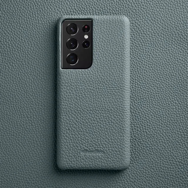 Leather Wallet Phone Case for Samsung Galaxy S22 Ultra S21 S20 Plus – Built-In Card Slots & Full Button Access