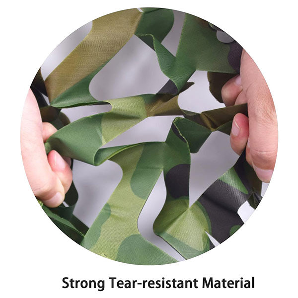 Outdoor Camouflage Netting for Camping, Hunting Blinds & Garden Shade Cover | Lightweight Nylon Camo Net