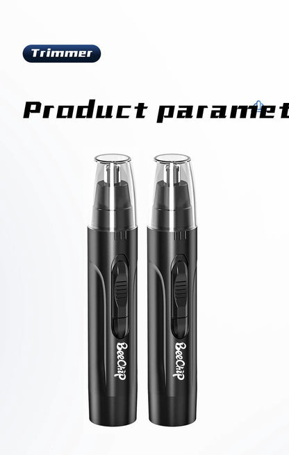 Rechargeable Electric Trimmer for Nose and Ears – Unisex Wet/Dry Grooming